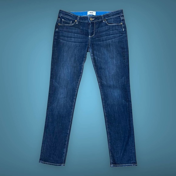 PAIGE Denim - Women’s Paige Jimmy Jimmy Skinny Dark Denim Jeans - Size 30